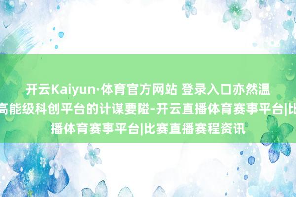 开云Kaiyun·体育官方网站 登录入口亦然温州大孵化集群与高能级科创平台的计谋要隘-开云直播体育赛事平台|比赛直播赛程资讯