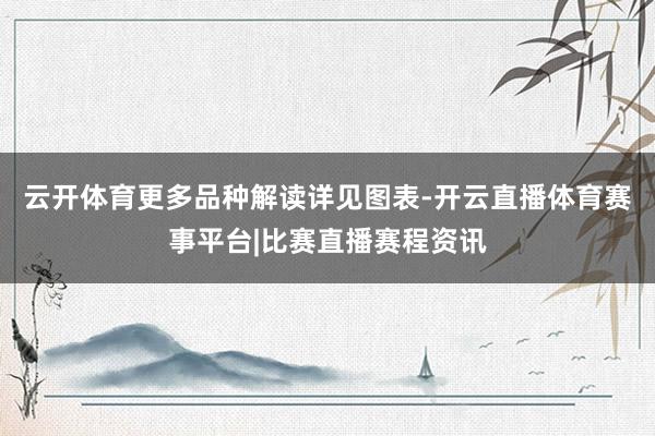 云开体育更多品种解读详见图表-开云直播体育赛事平台|比赛直播赛程资讯