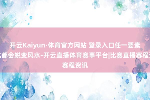 开云Kaiyun·体育官方网站 登录入口任一要素变化都会蜕变风水-开云直播体育赛事平台|比赛直播赛程资讯